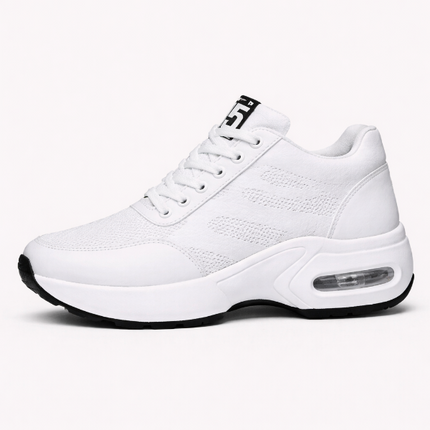 AuraLift Hidden Wedge Air Cushion Knit Sneakers