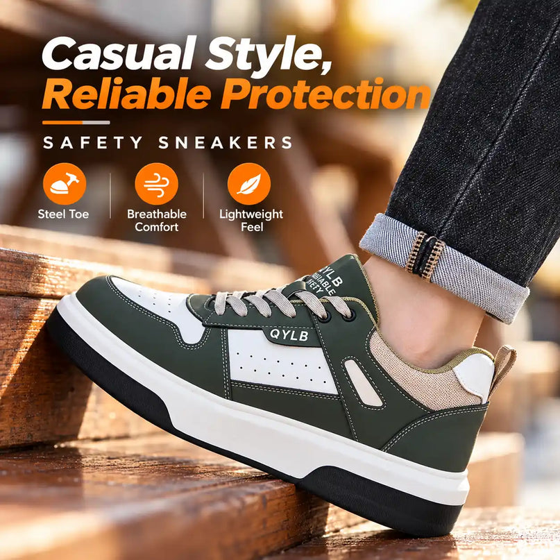 UrbanGuard Lightweight Steel Toe Safety Sneakers