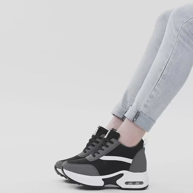 Height Increasing White Casual Shoes