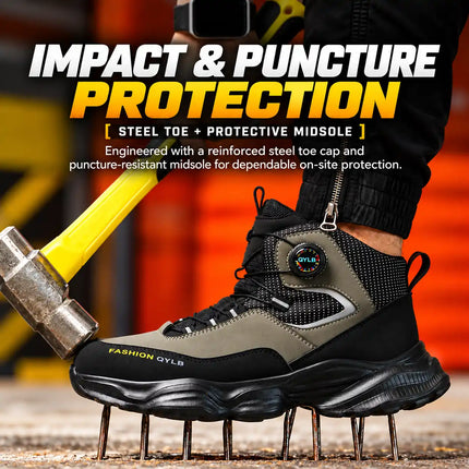 TorqueGuard Dial Steel Toe Work Boots