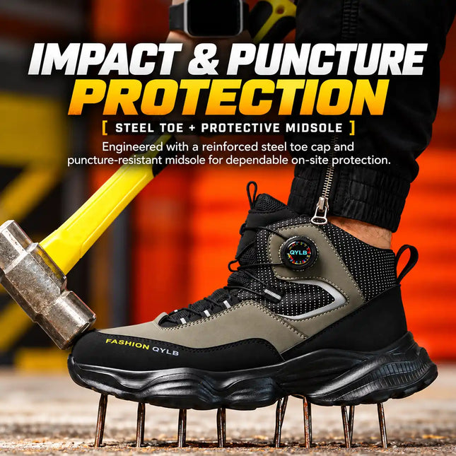 TorqueGuard Dial Steel Toe Work Boots